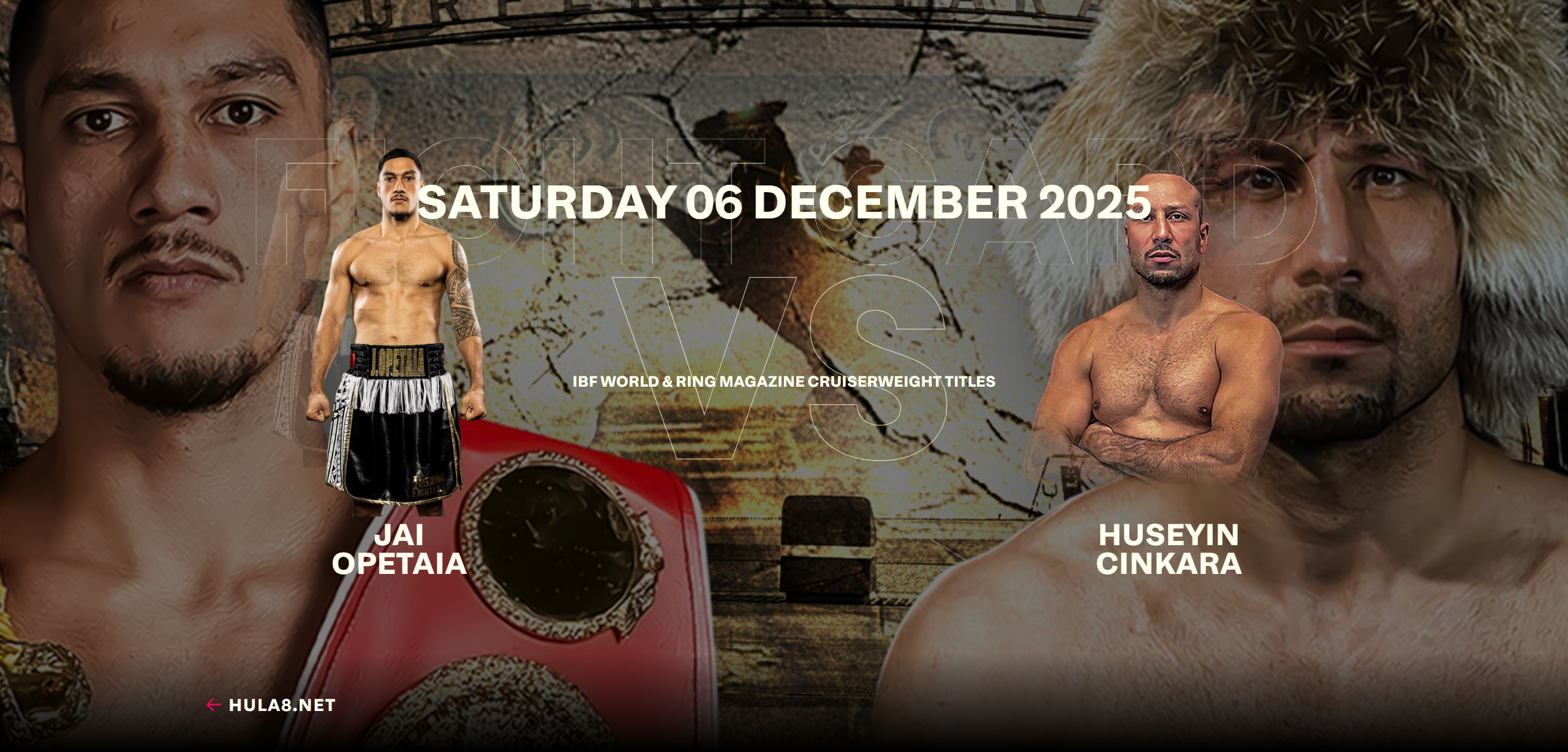 2025年12月6日DAZN MATCHROOM职业拳击赛– 直播[全程视频] Jai Opetaia vs. Huseyin Cinkara |  Matchroom Boxing