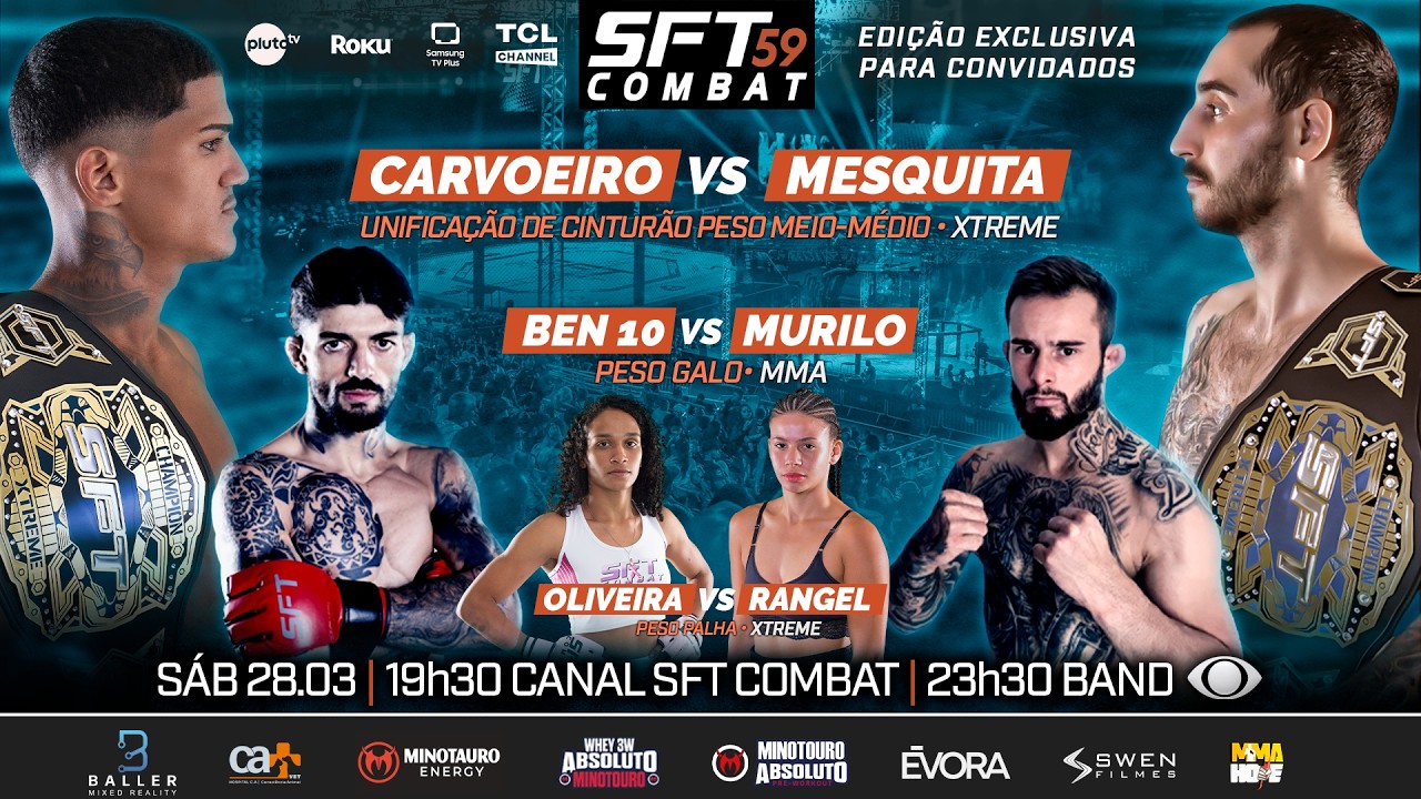 2026年3月29日SFT 59 - 战卡[赛后视频] Carvoeiro vs Mesquita | AO VIVO | Standout Fighting Tournament Combat