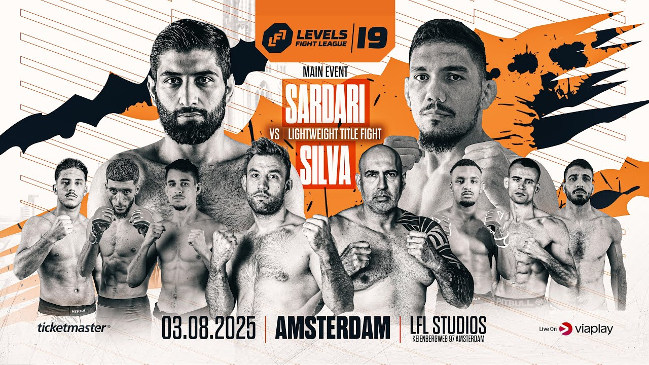 2025年8月3日Levels Fight League 19 - 战报[赛后视频] Agy Sardari vs Carlos Silva