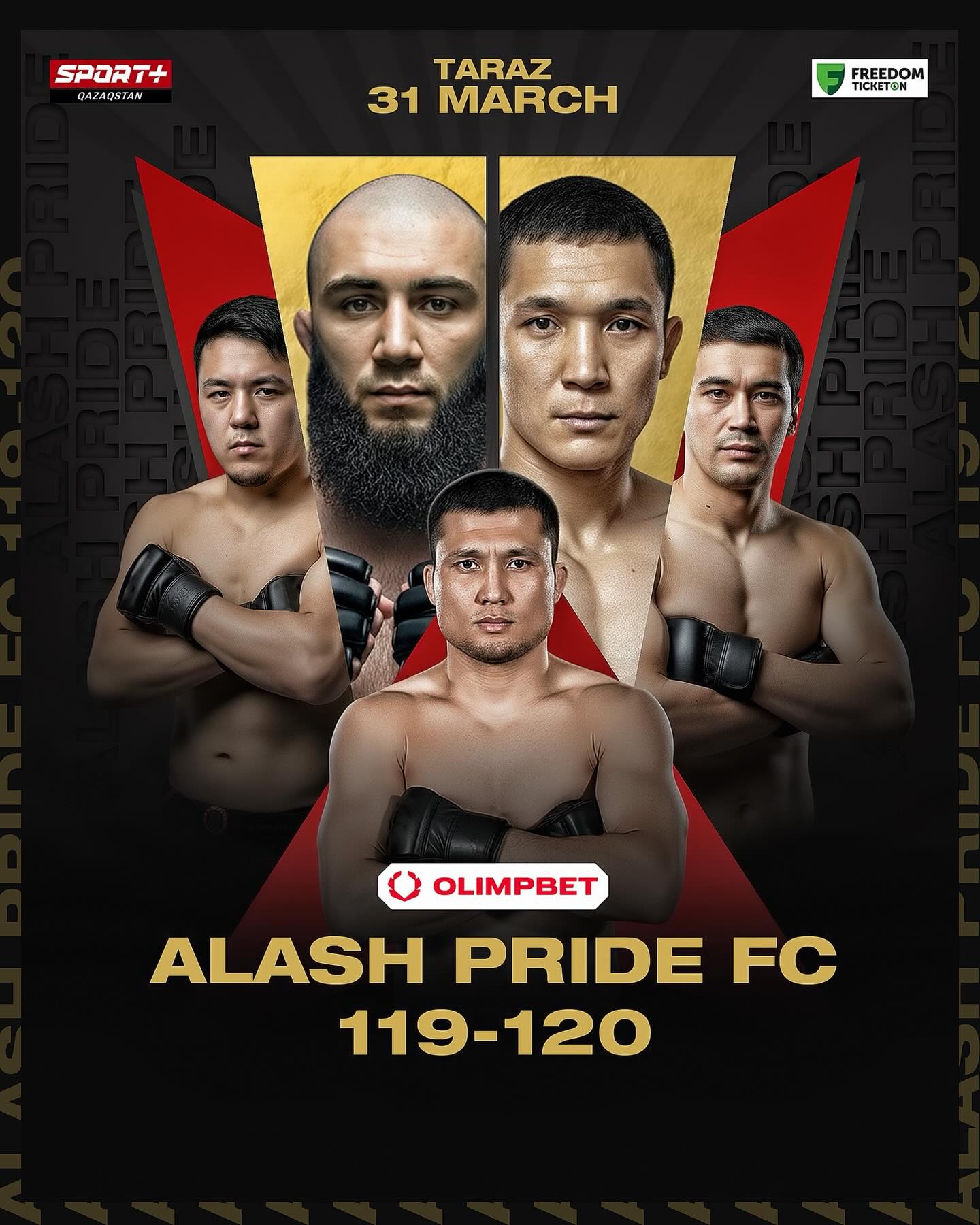 2026年3月31日Alash Pride 120 - 战报[赛后视频] Murotaliev vs. Umirzakov | Alash Pride FC