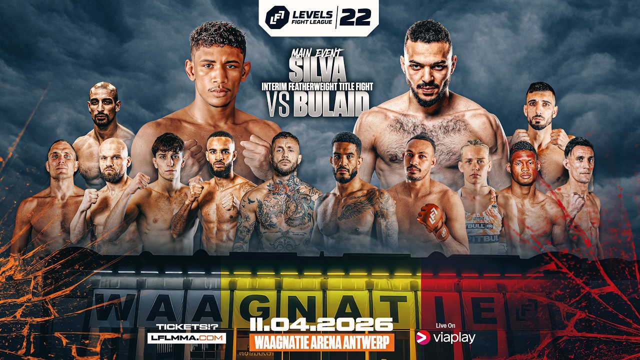 2026年4月12日LFL 22 - 战报[赛后视频] Ilias Bulaid vs  W. Junior | 荷兰格斗赛 | April 11th 2026 | Levels Fight League 22