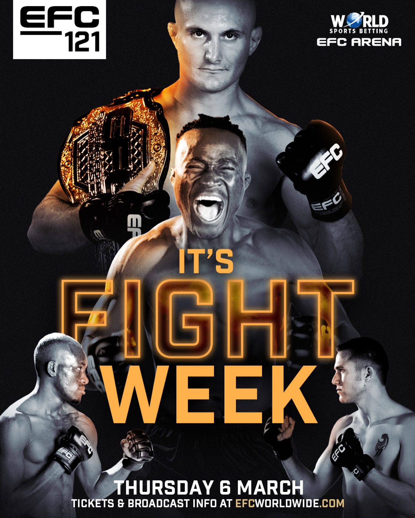 2025年3月7日EFC 121 – 战报[赛后视频] Extreme Fighting Championship Worldwide