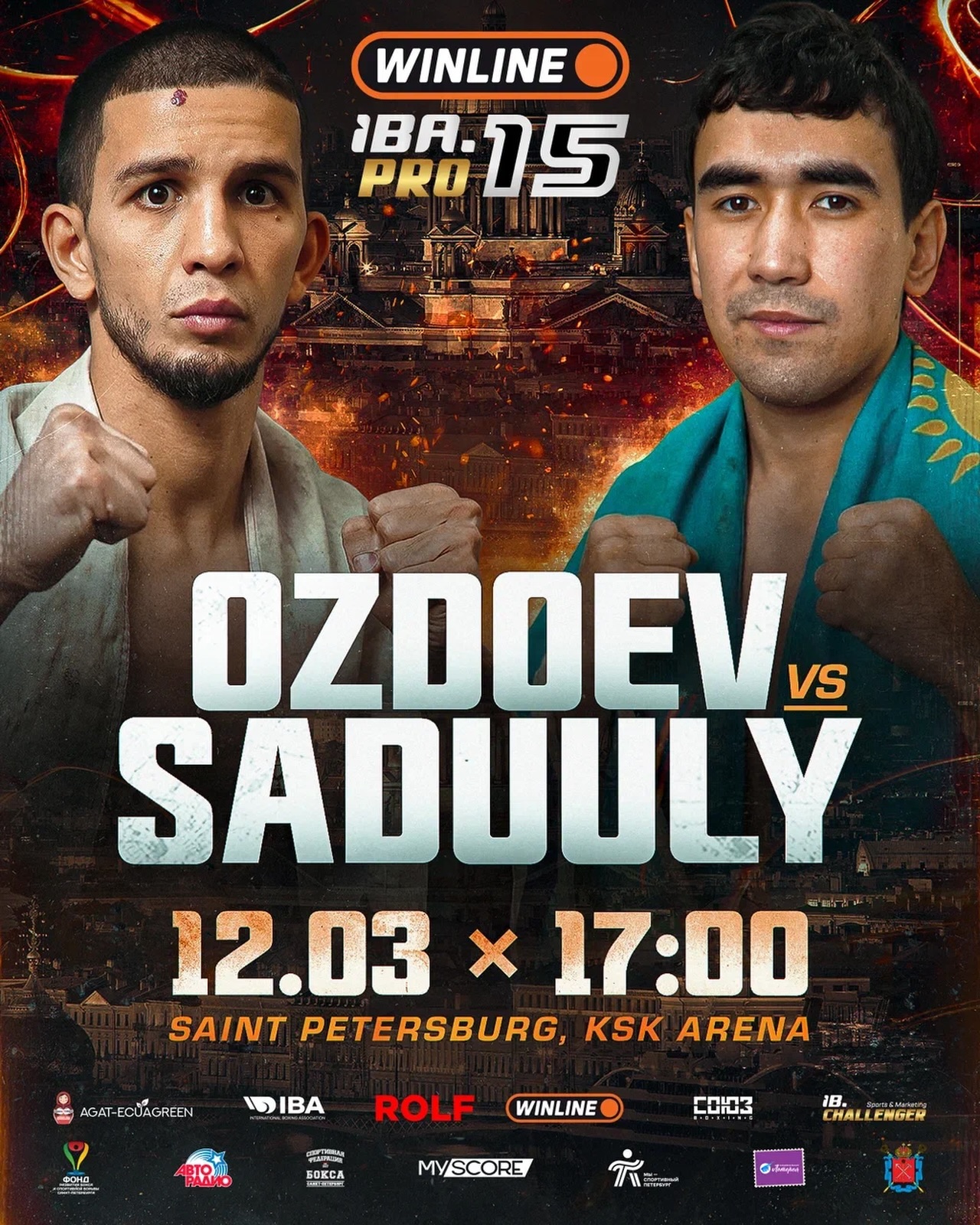 2026年3月12日IBA.PRO 15 – 战卡[赛后视频] March 12, 2026 | Saint Petersburg, Russia-图片2