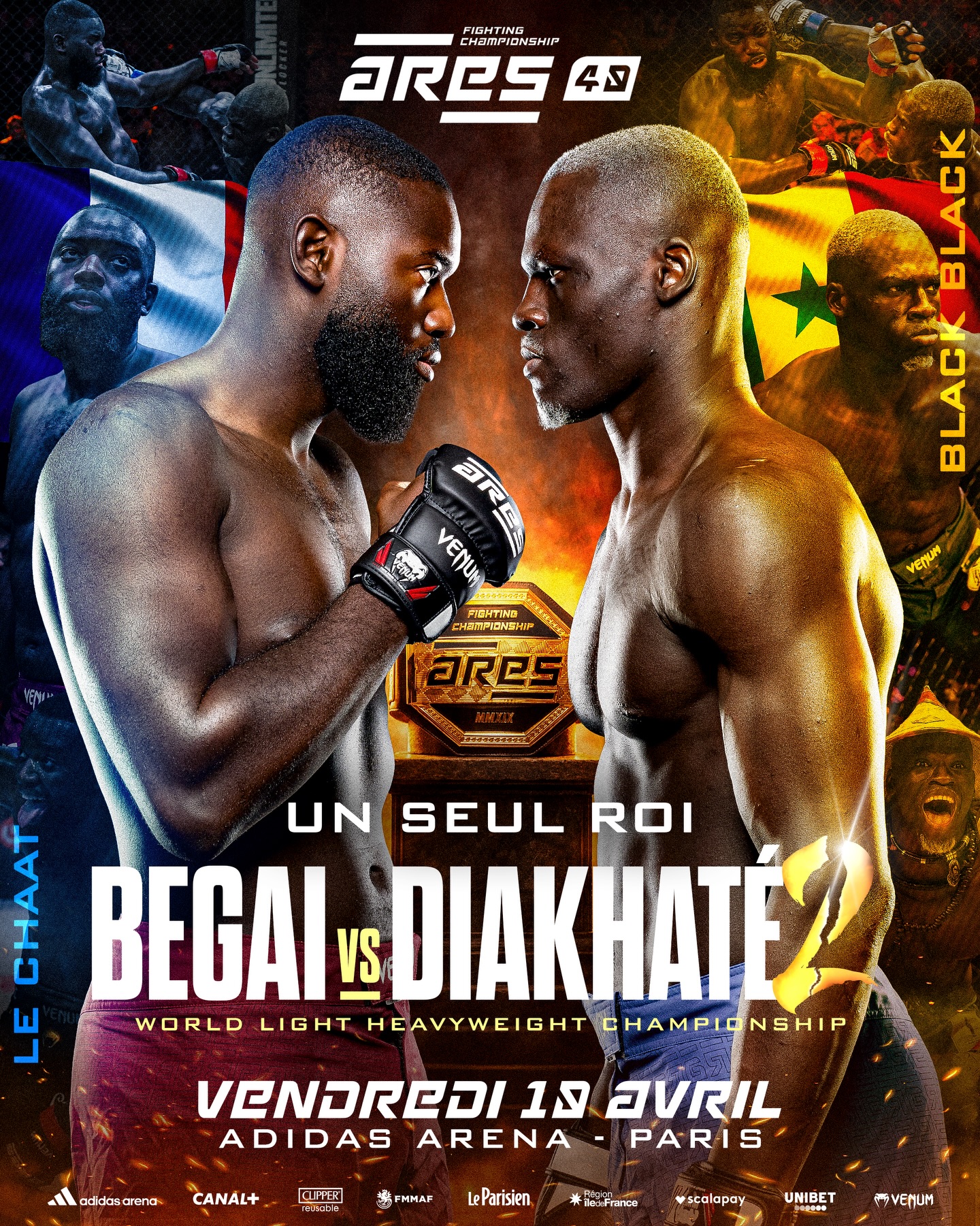 2026年4月11日Ares FC 40 – 战报[赛后视频] BEGAI vs DIAKHATE 2 - Apr 10 | ARES Fighting Championship