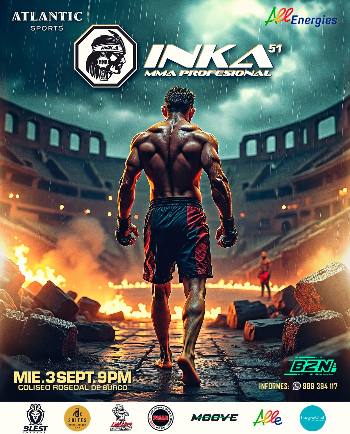 2025年9月4日Inka FC 51 - 战卡[赛后视频] Navarro vs. Vargas | Inka Fighting Championship