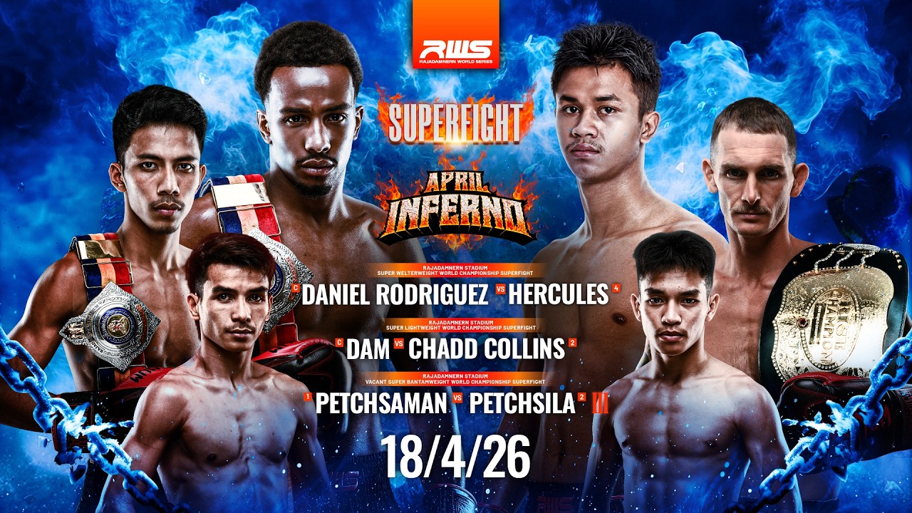 2026年4月18日RWS Fight Night – 战卡[赛后视频] Miki Ghazali vs Aekmongkol l Rajadamnern World Series