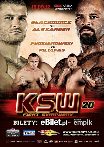 2012年9月16日KSW 20: Fighting Symphony – 战报[赛后视频] M. Pudzianowski vs C. Piliafas | Konfrontacja Sztuk Walki