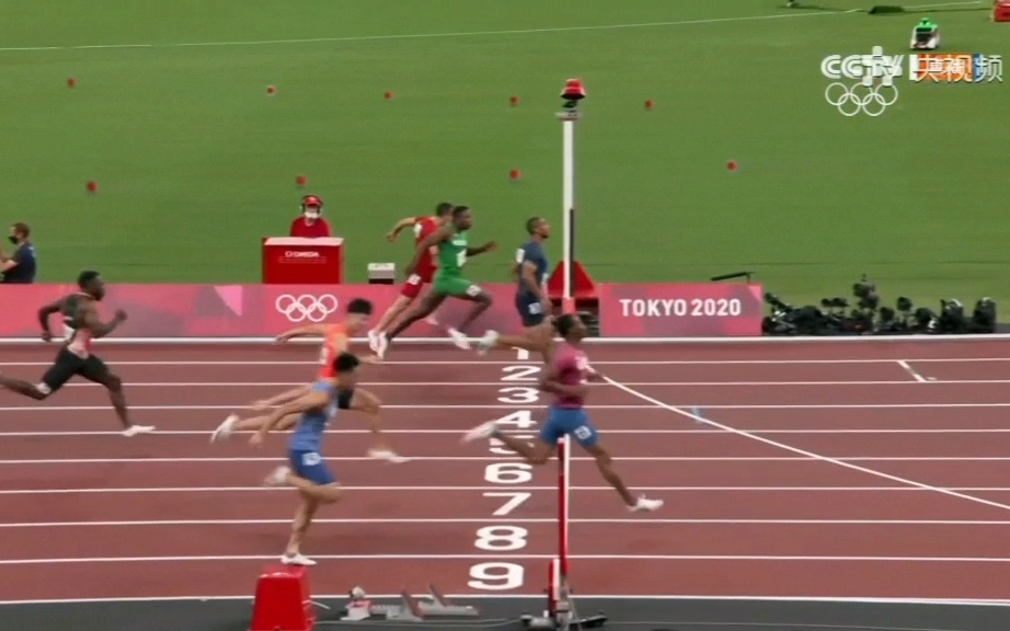 2021年东京奥运会田径项目男子100米预赛第一组