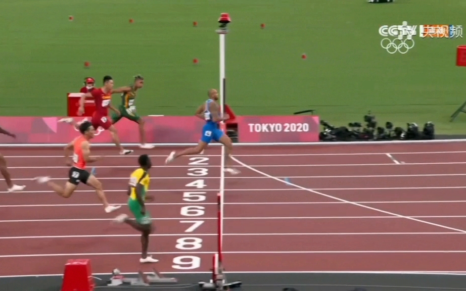 2021年东京奥运会田径项目男子100米预赛第三组