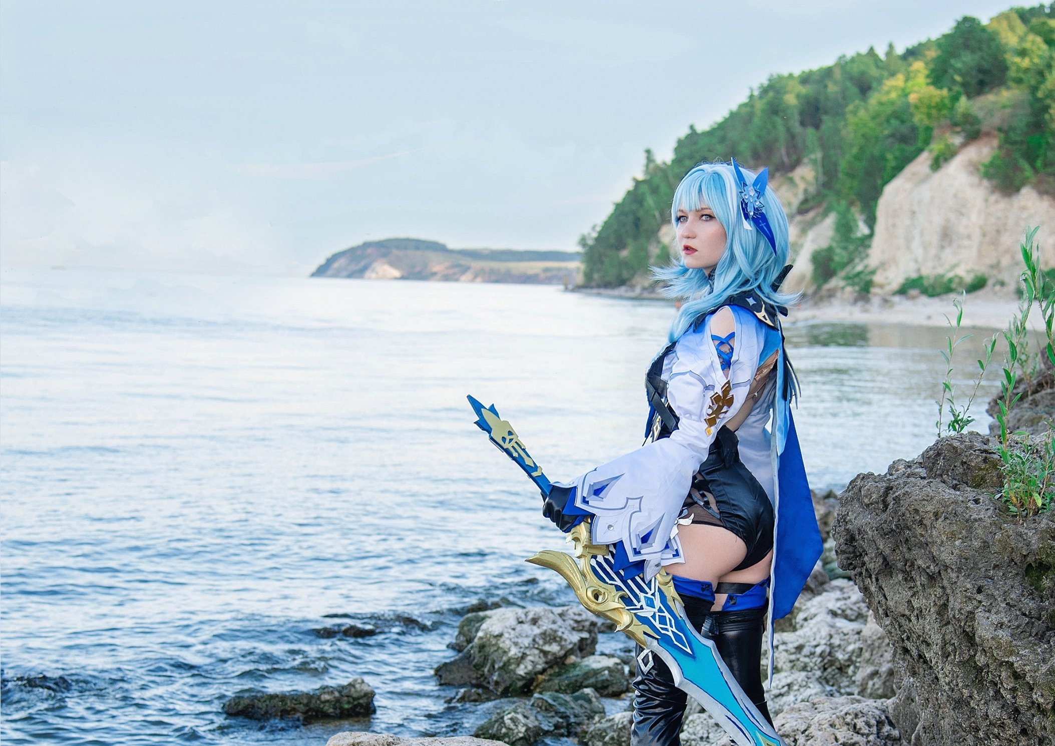 优雅的浪花骑士原神优菈生日祭cos精选