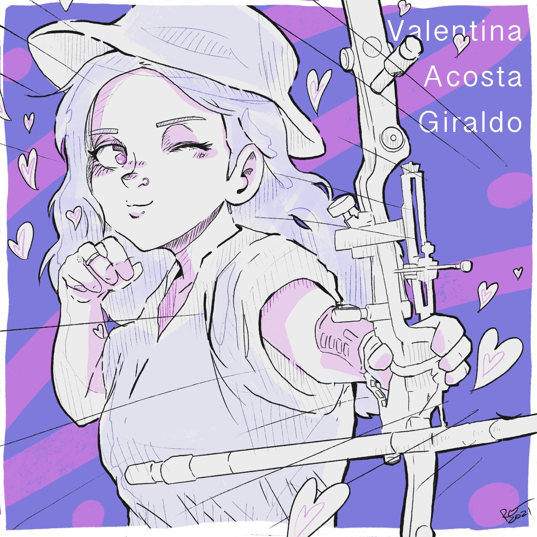 哥伦比亚的最美弓箭手valentina acosta giraldo——奥运养眼系列