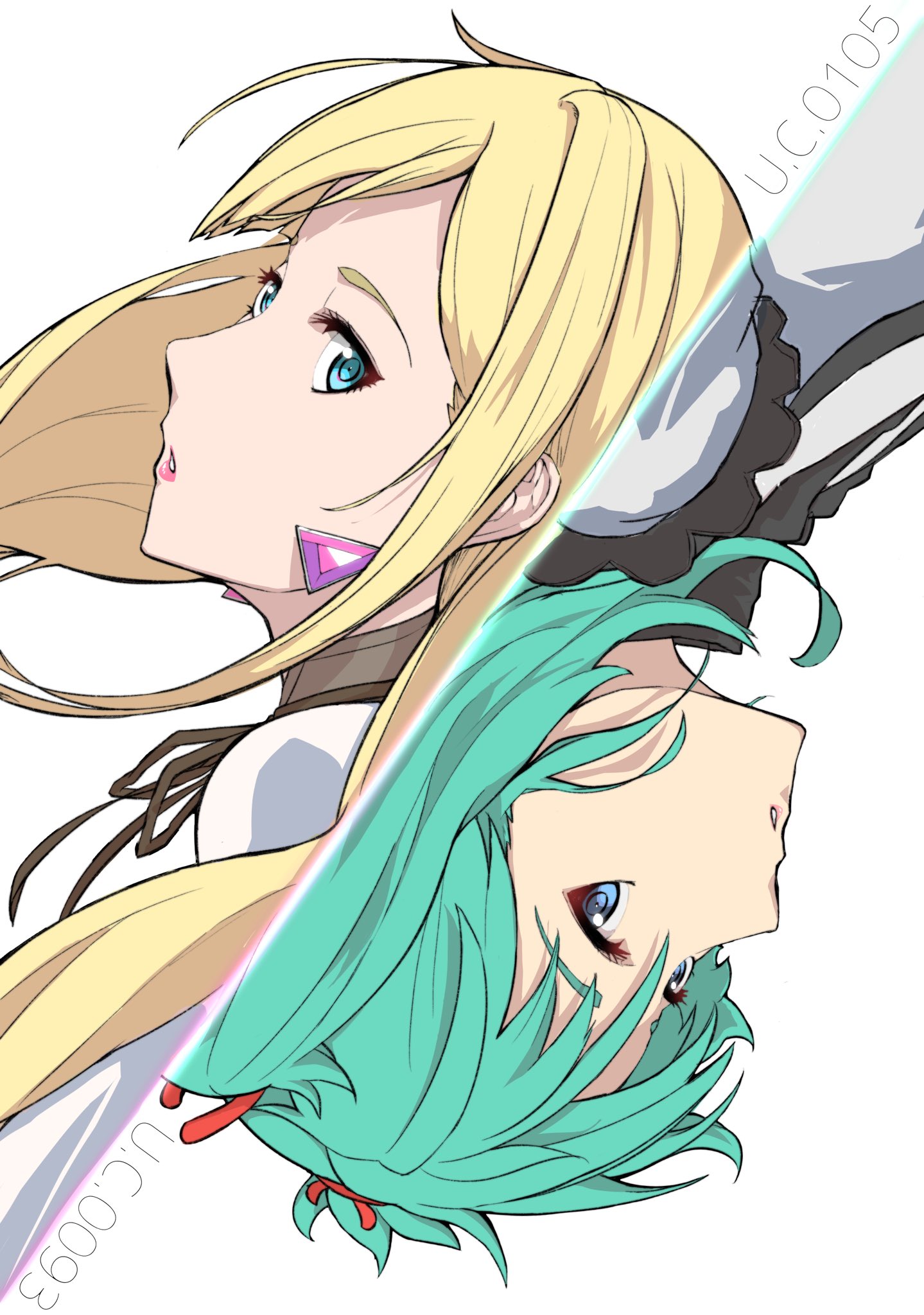 金发碧眼机动战士高达闪光的哈萨维琪琪同人图