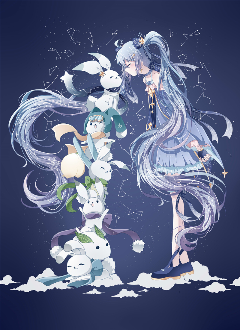 p站美图推荐——雪初音特辑