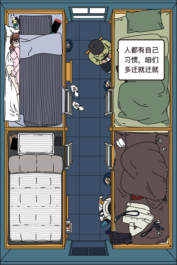 戏精宿舍干净的世界