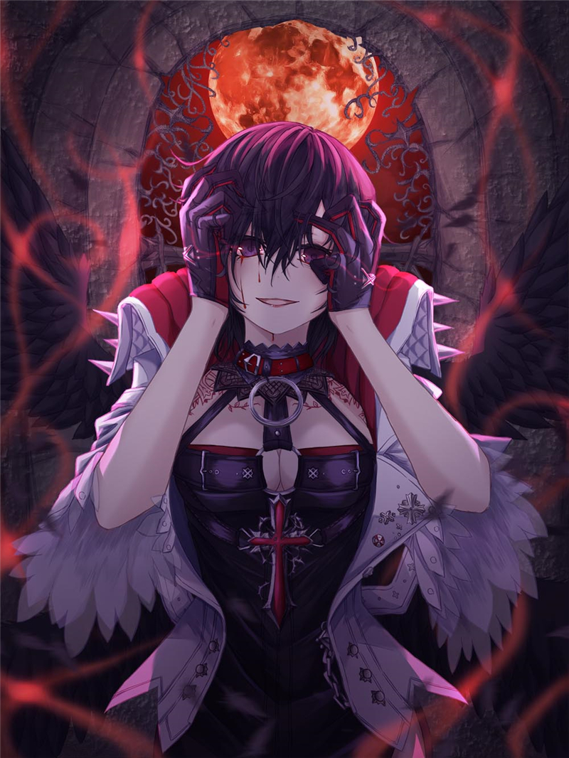 p站美图推荐——血月特辑