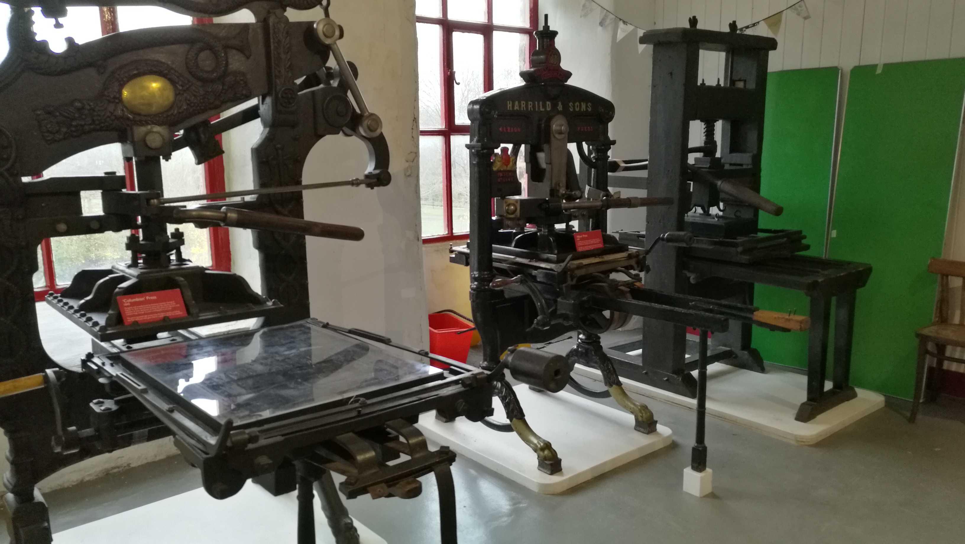 博物馆剩下的室内展览基本是利兹各个方面的工业遗存,比如这个印刷机
