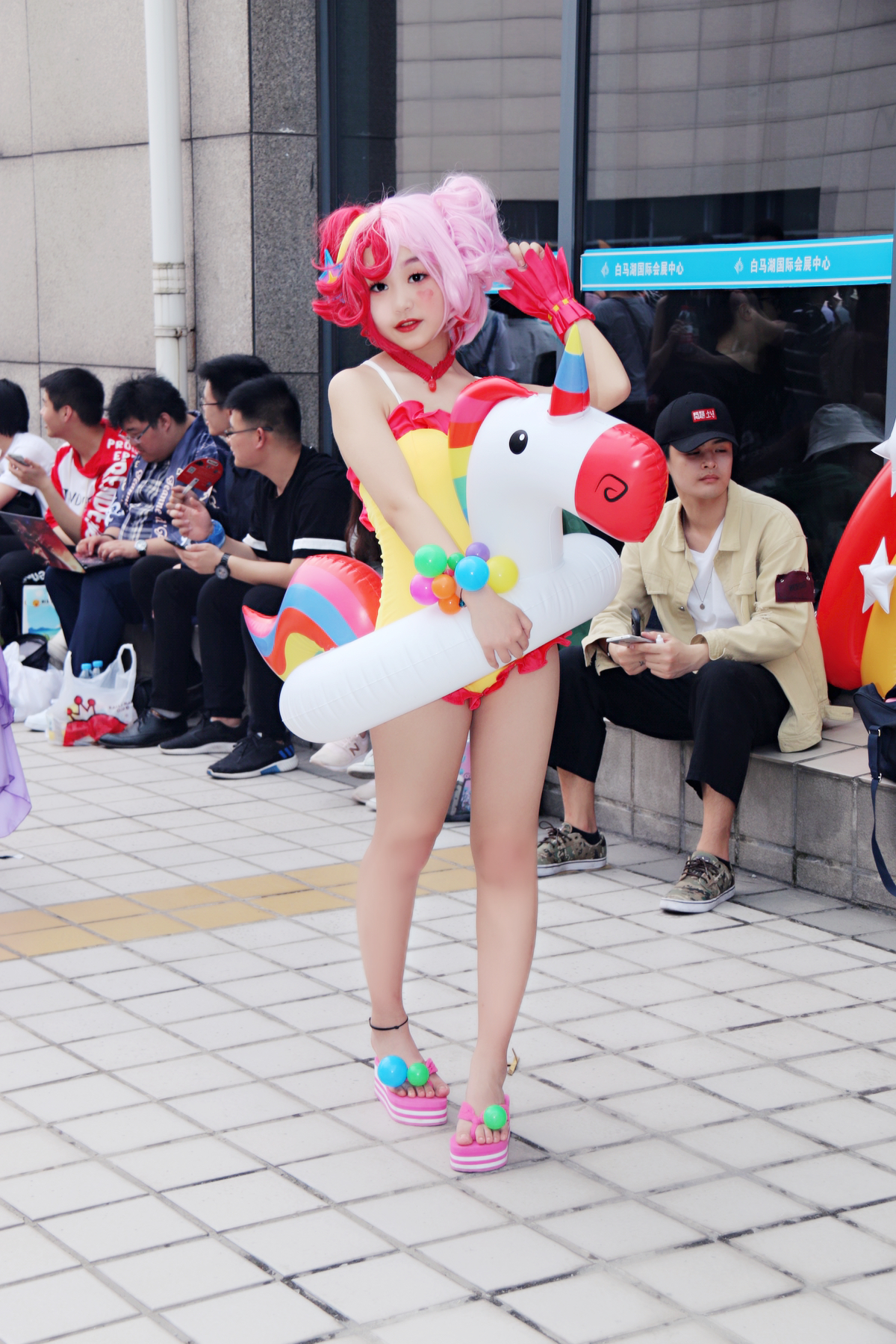 杭城白马相约漫展4月29日白马湖漫展小姐姐赛高多图杀精