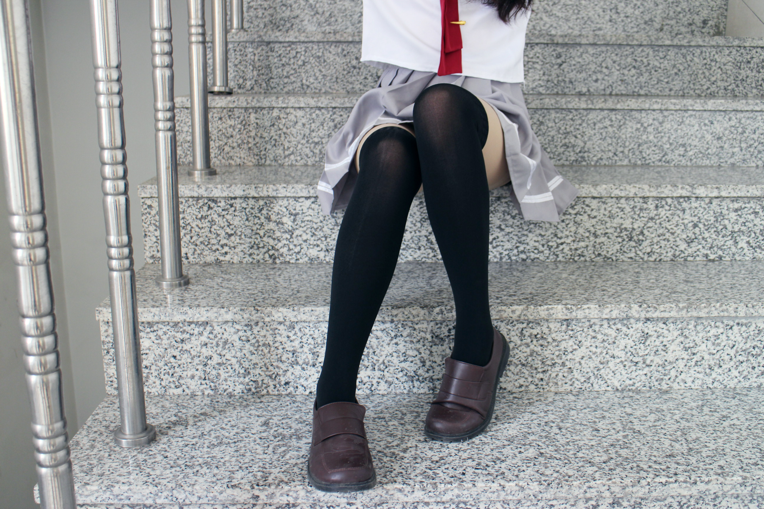 【jk制服大作战】过来啊~学姐的耳机分你一只