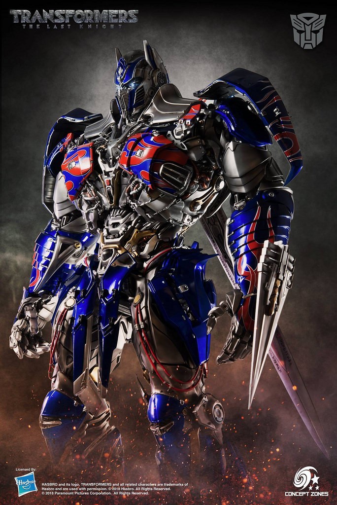 《变形金刚5》擎天柱超大雕像震撼登场 全高1.3米全球限量发售