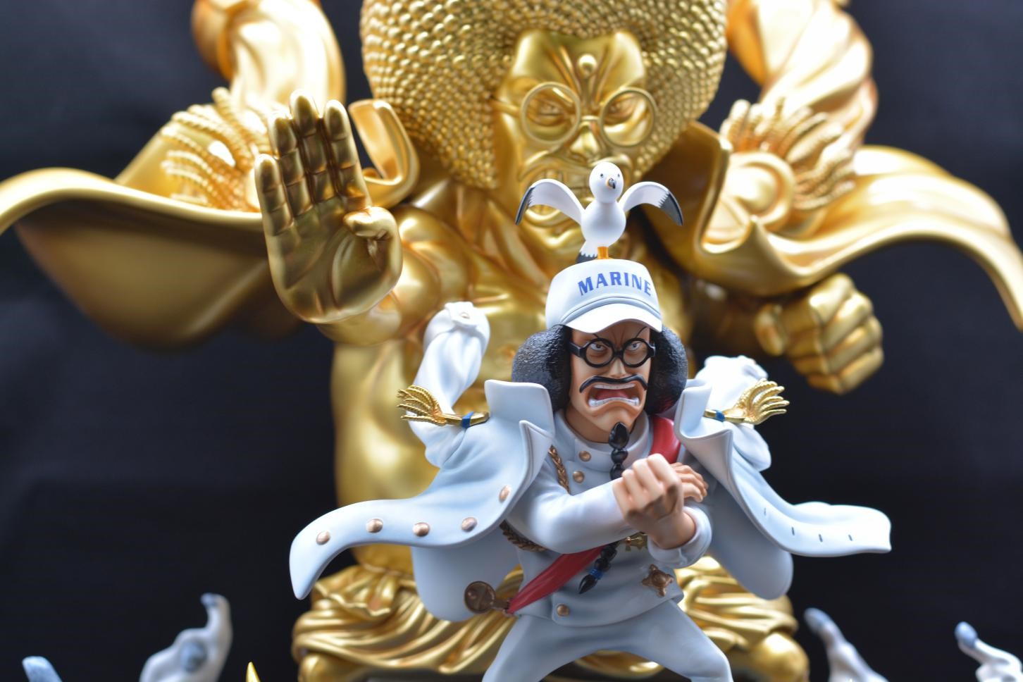 bbt海贼王战国手办开箱金色大佛霸气侧漏