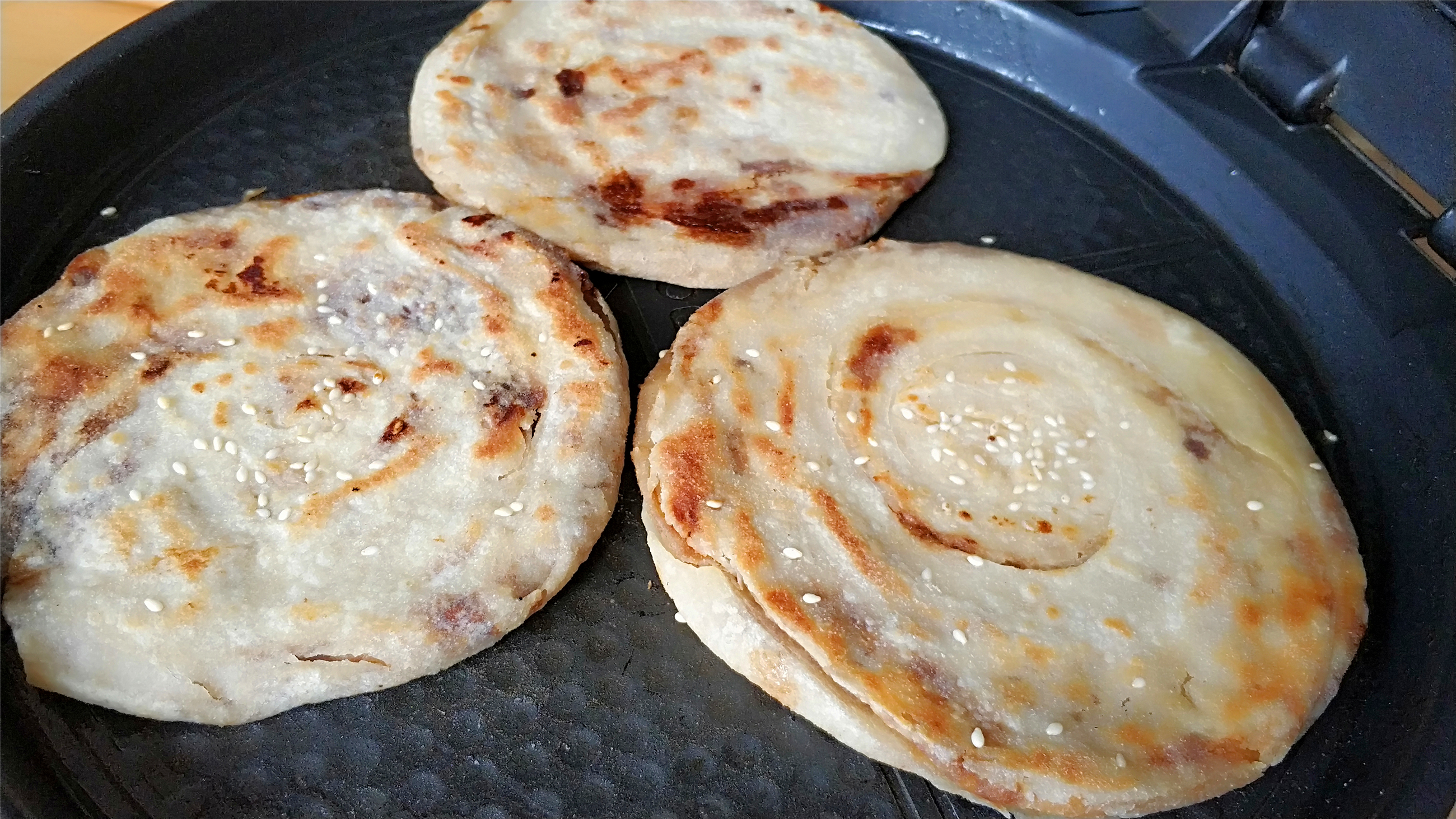 香酥老北京麻酱红糖烧饼,香软起千层,详细讲解,早餐就吃它了