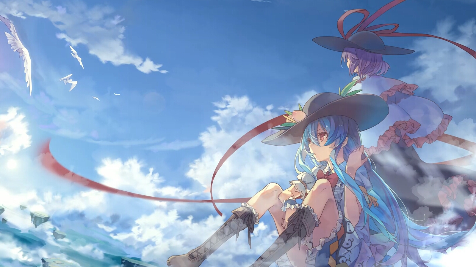 p站美图穿鞋的动漫美女绝对领域丝袜