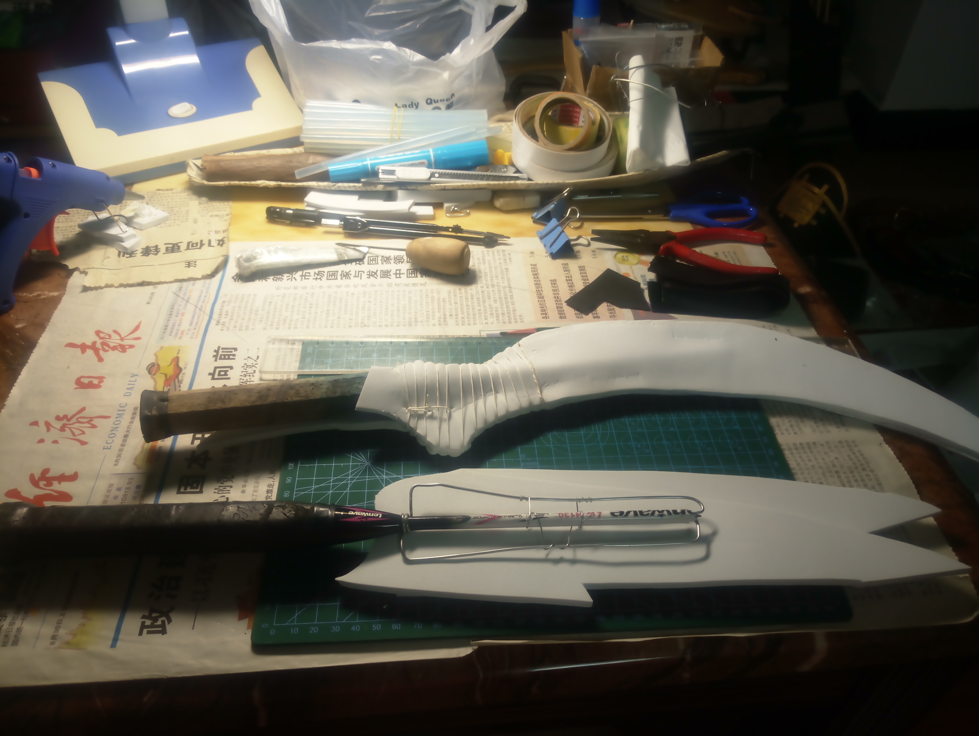 新手cos道具制作刺客信条起源巴耶克的cosplay道具装备