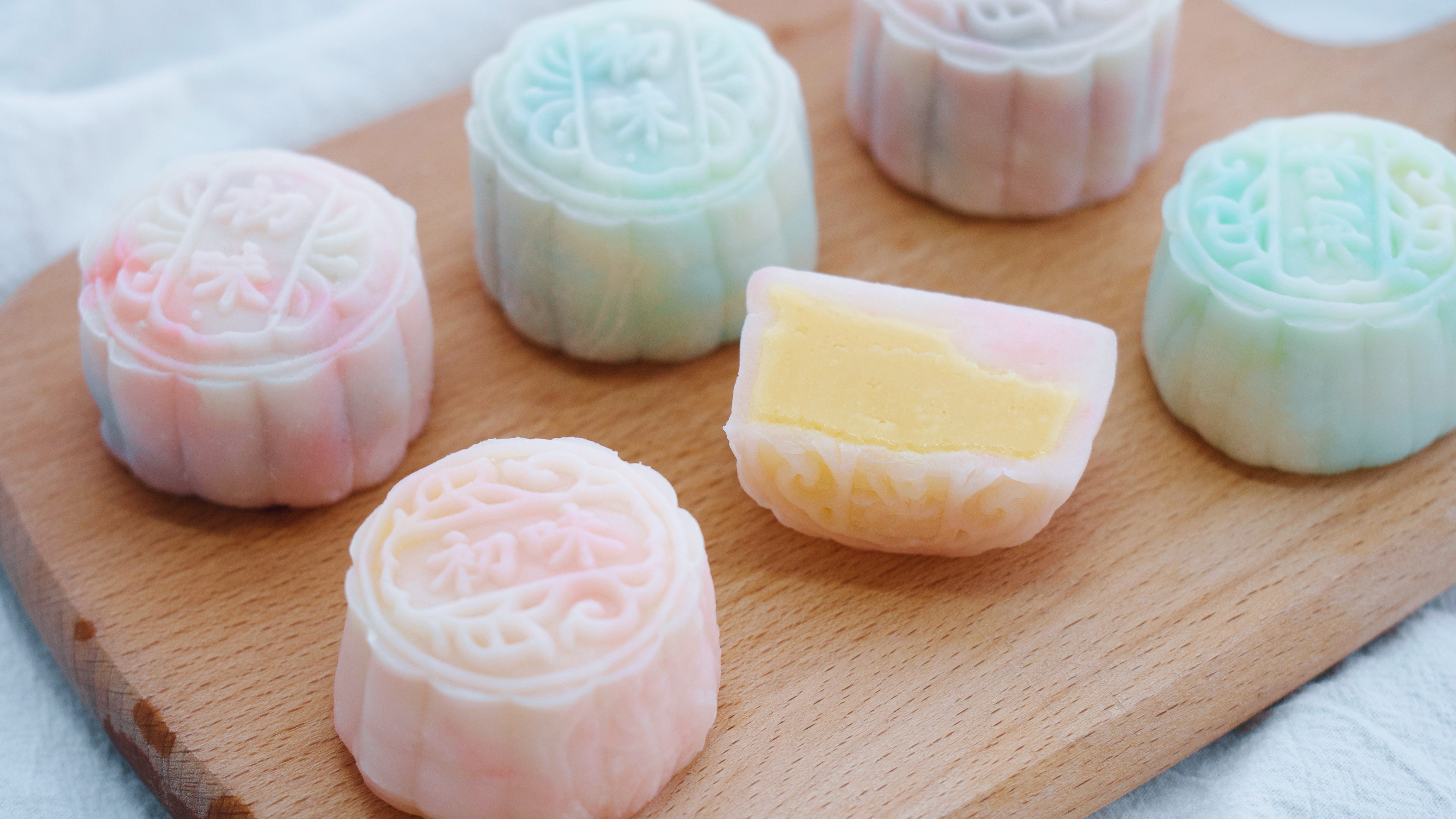 【图文食谱】免烤奶黄冰皮月饼!劝退烤箱党炸弹福利!