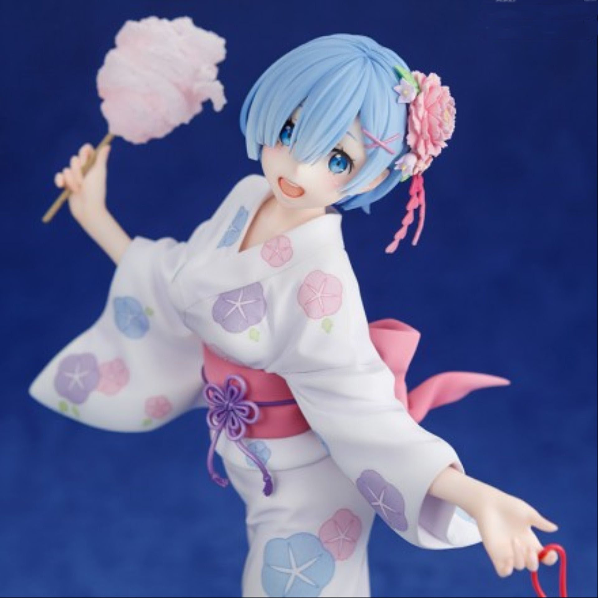 《从零开始的异世界生活》雷姆浴衣手办 棉花糖,金鱼还有可爱笑脸