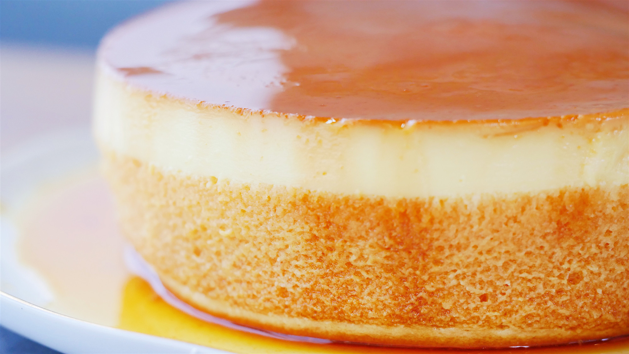 【图文食谱】魔法焦糖布丁蛋糕!还没吃过就out啦!