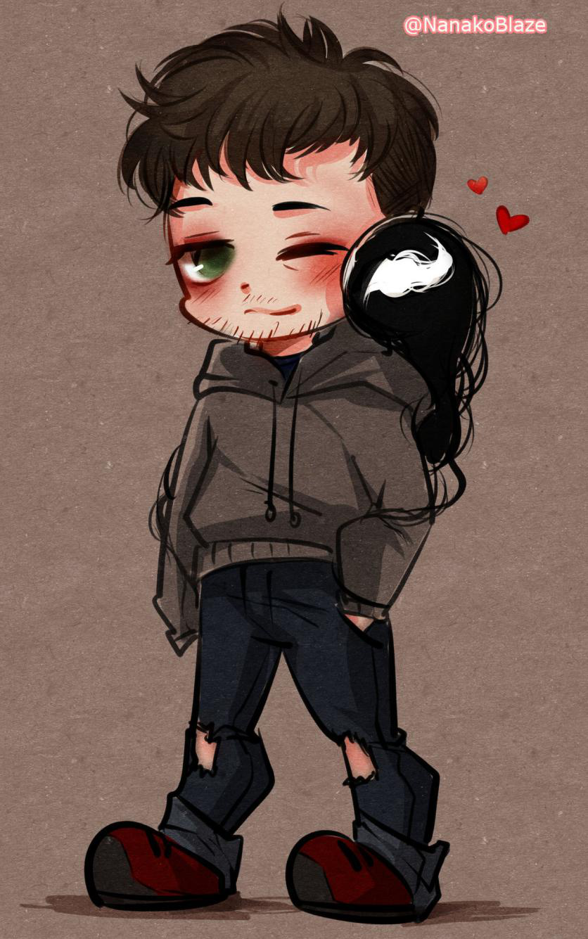 其次就是毒液与埃迪的cp还是十分讨喜的,一个霸道总裁与软怂包受间的