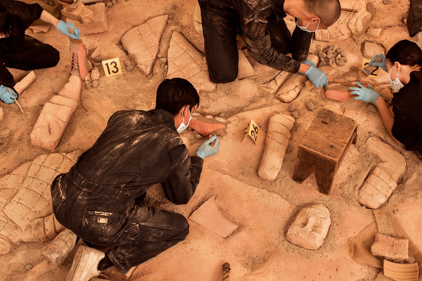 名为「terracotta warriors」的 air jordan 13,灵感来自中国的兵马俑