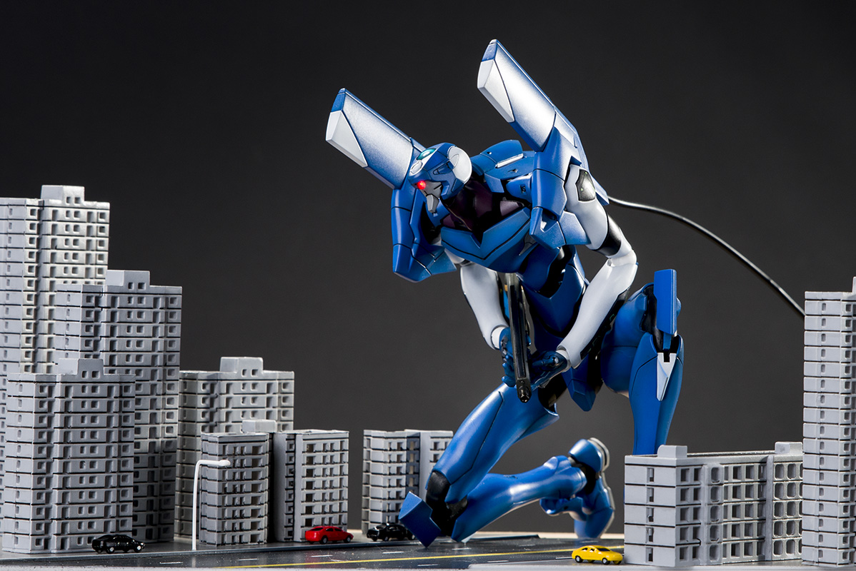 寿屋拼装eva 1/400 零号机 改造装灯 涂装