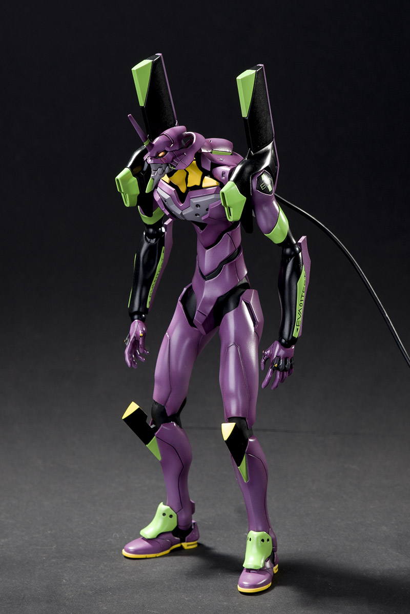 寿屋拼装eva 1/400 tv版初号机 改造装灯 涂装