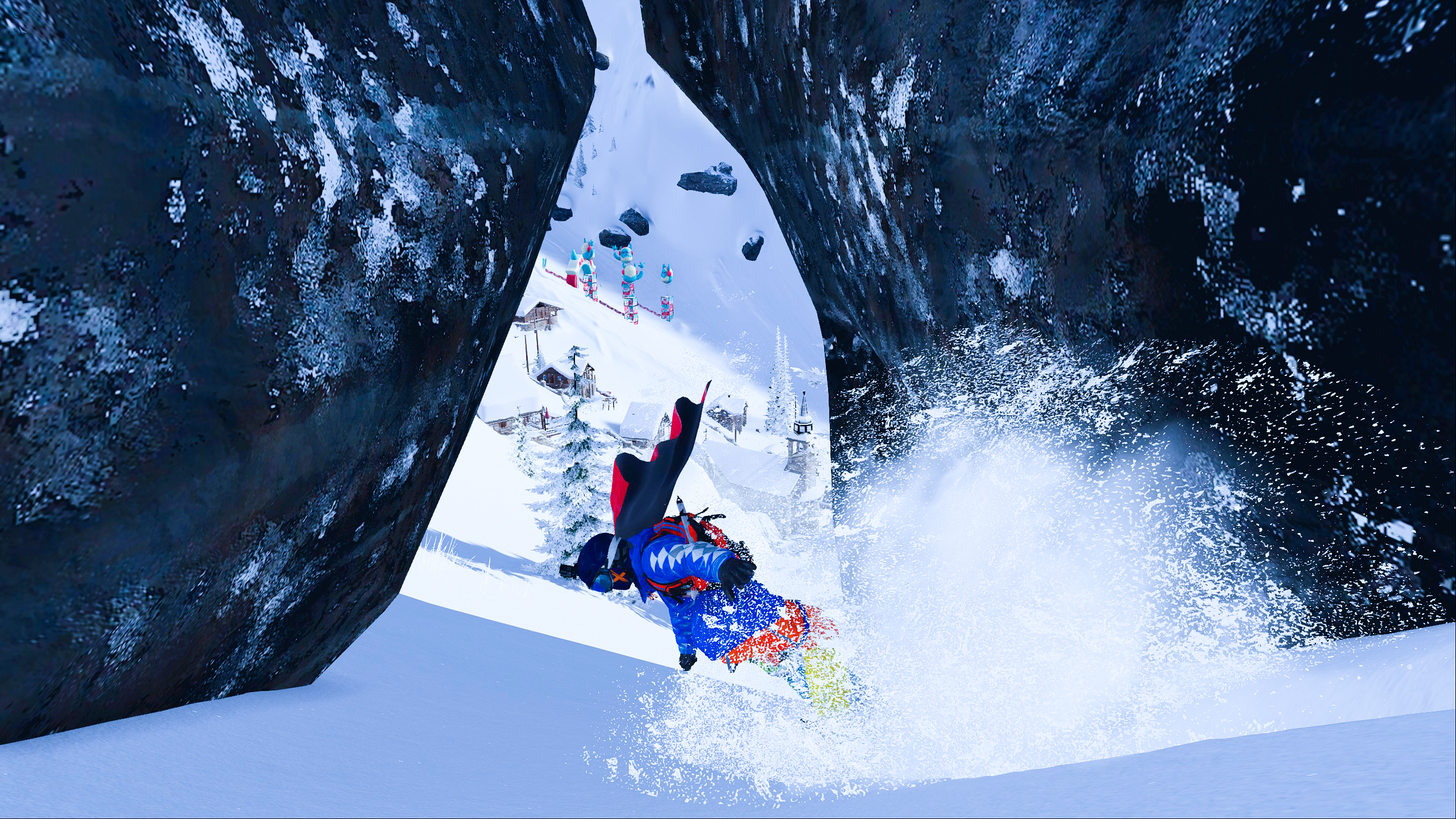 滑雪大冒险场景图片