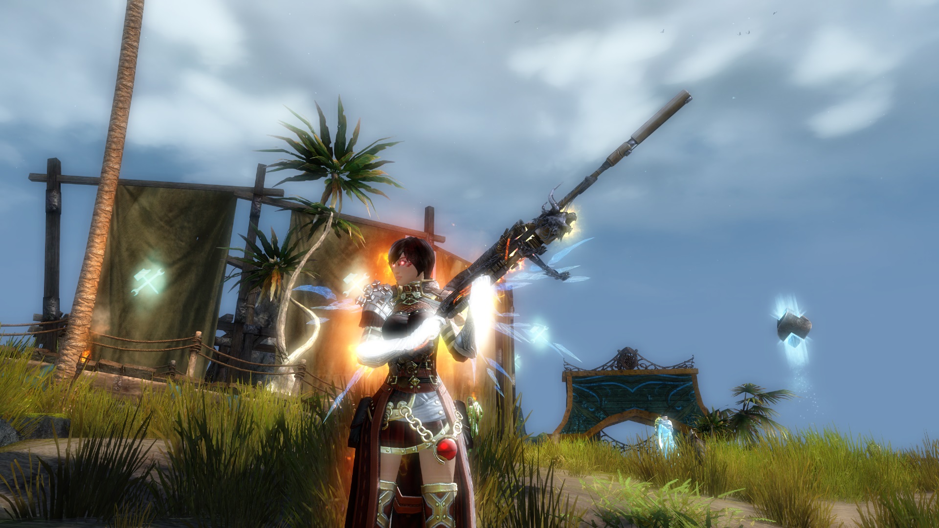 游戏人生激战2回到泰瑞亚去看雪