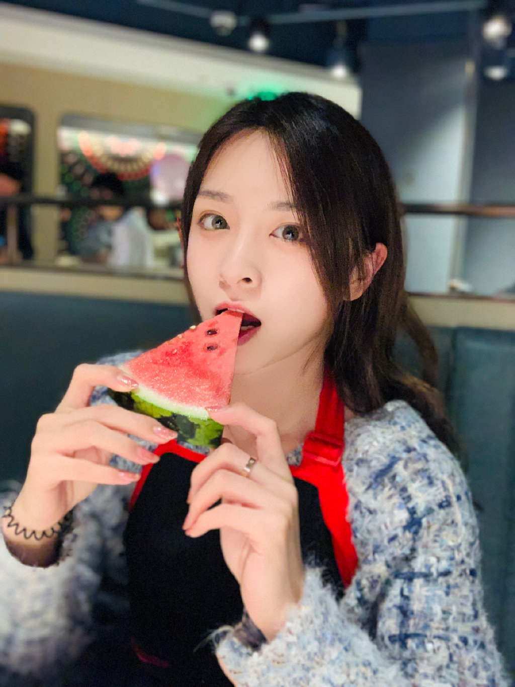 越来越喜欢iphone前置了