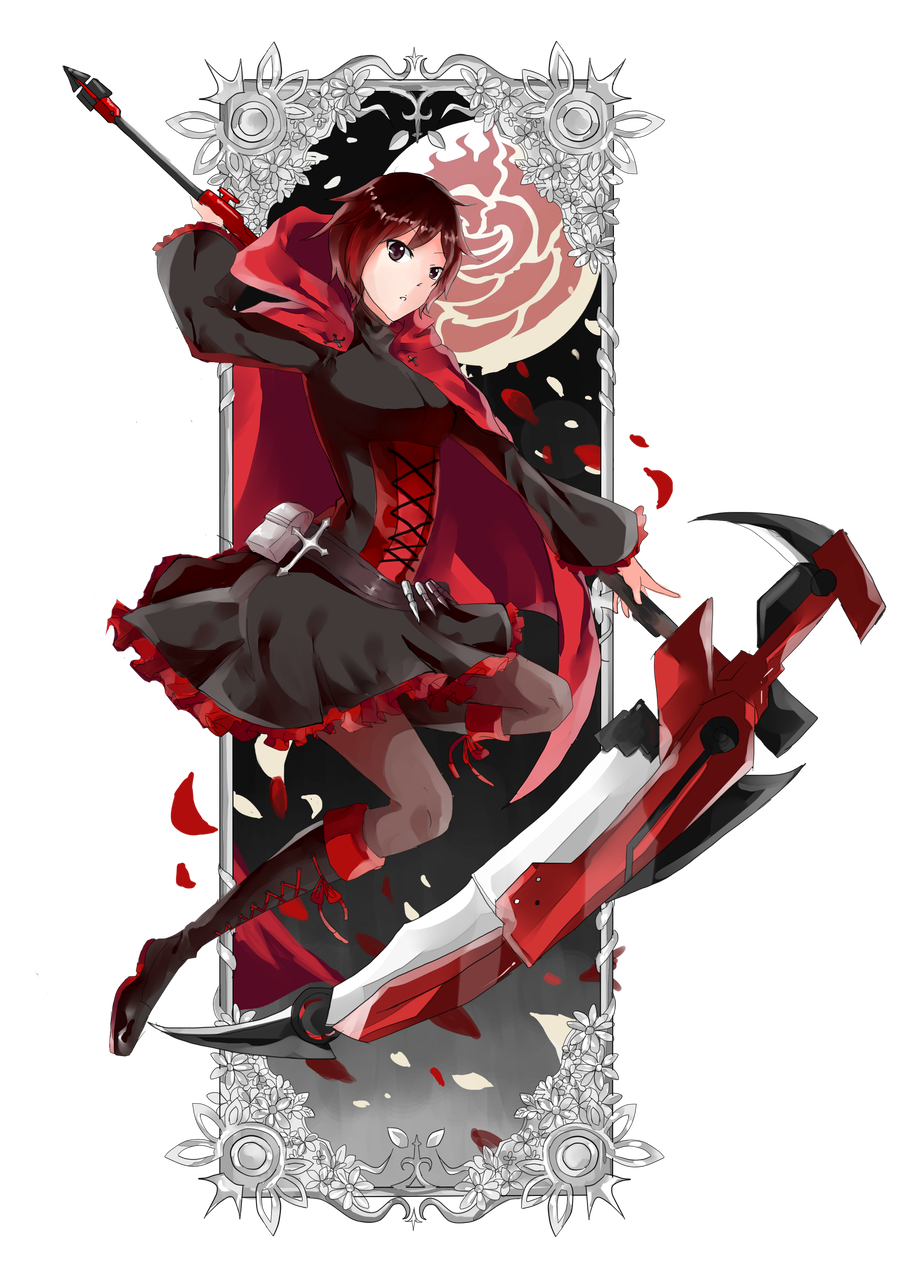 rwby美国动画精美人物图包rubyrose篇