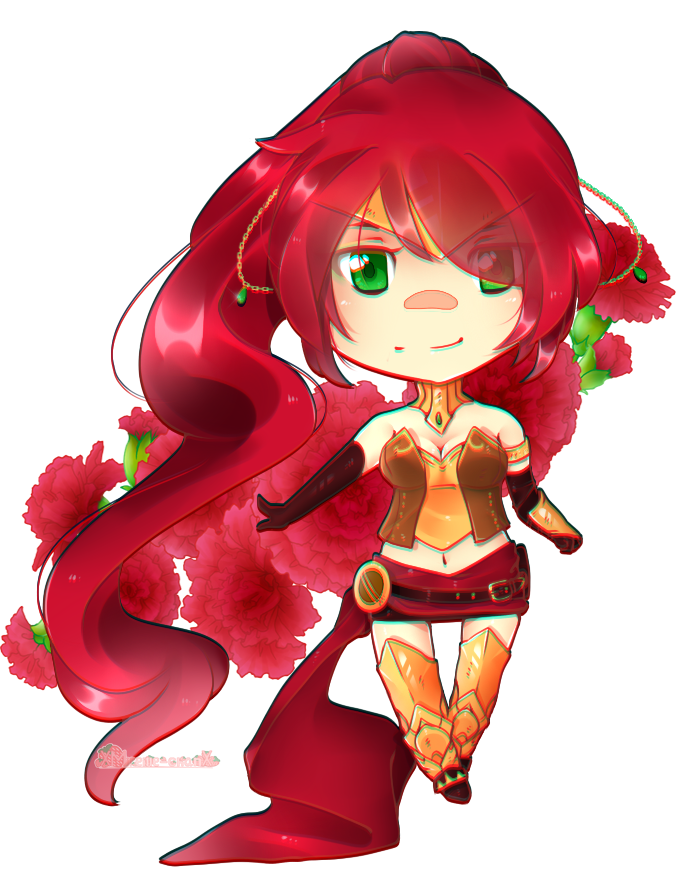 【rwby】美国动画精美人物图包 (pyrrha篇)