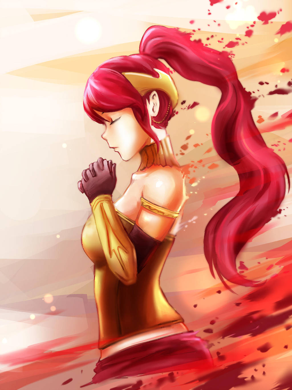 rwby美国动画精美人物图包pyrrha篇