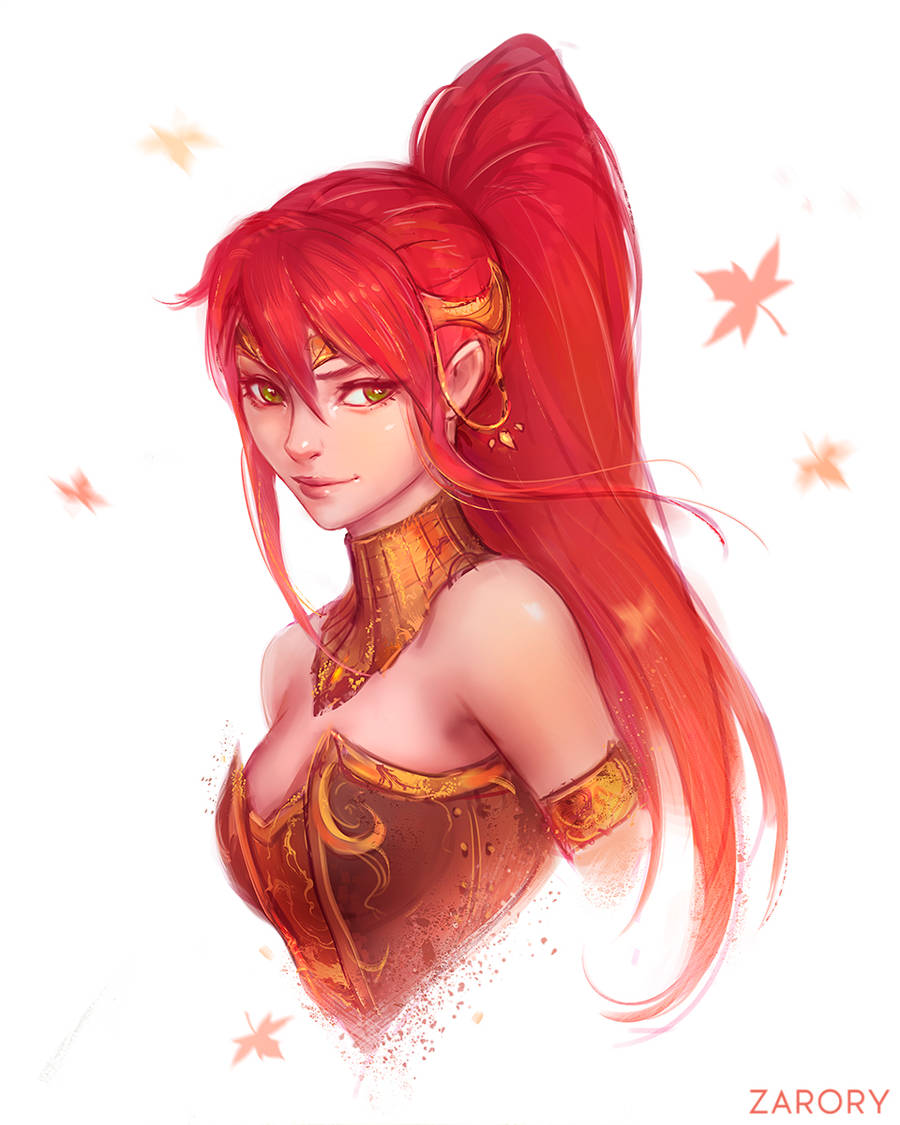 rwby美国动画精美人物图包pyrrha篇