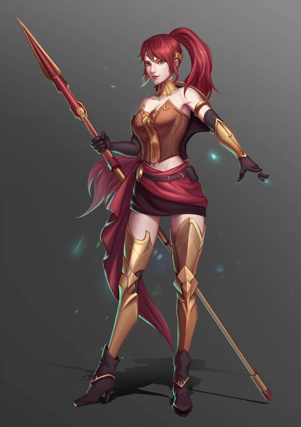 rwby美国动画精美人物图包pyrrha篇