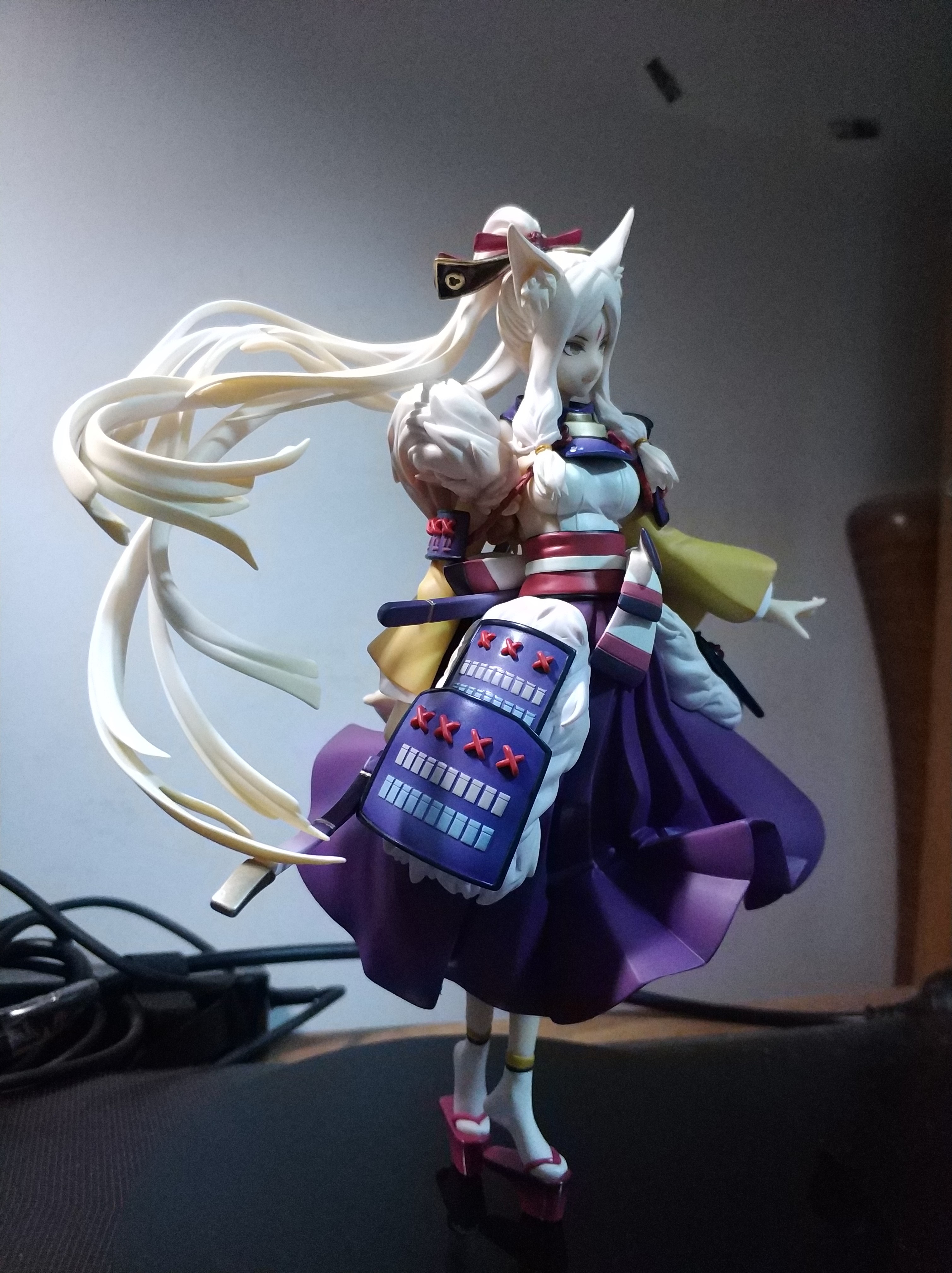 阴阳师白狼手办开箱