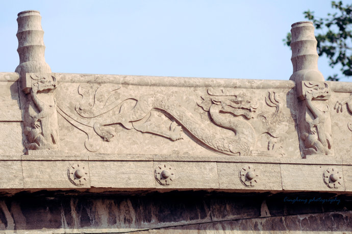 赵州桥雕刻的龙图片