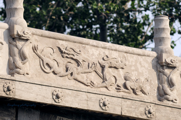 赵州桥雕刻的图案图片