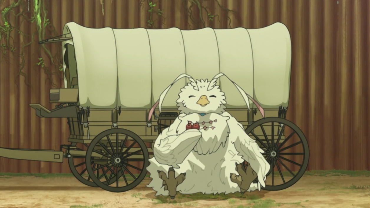 首先是吃货菲洛,触手君的成功用果实征服了菲洛,这一脸幸福的吃相,看