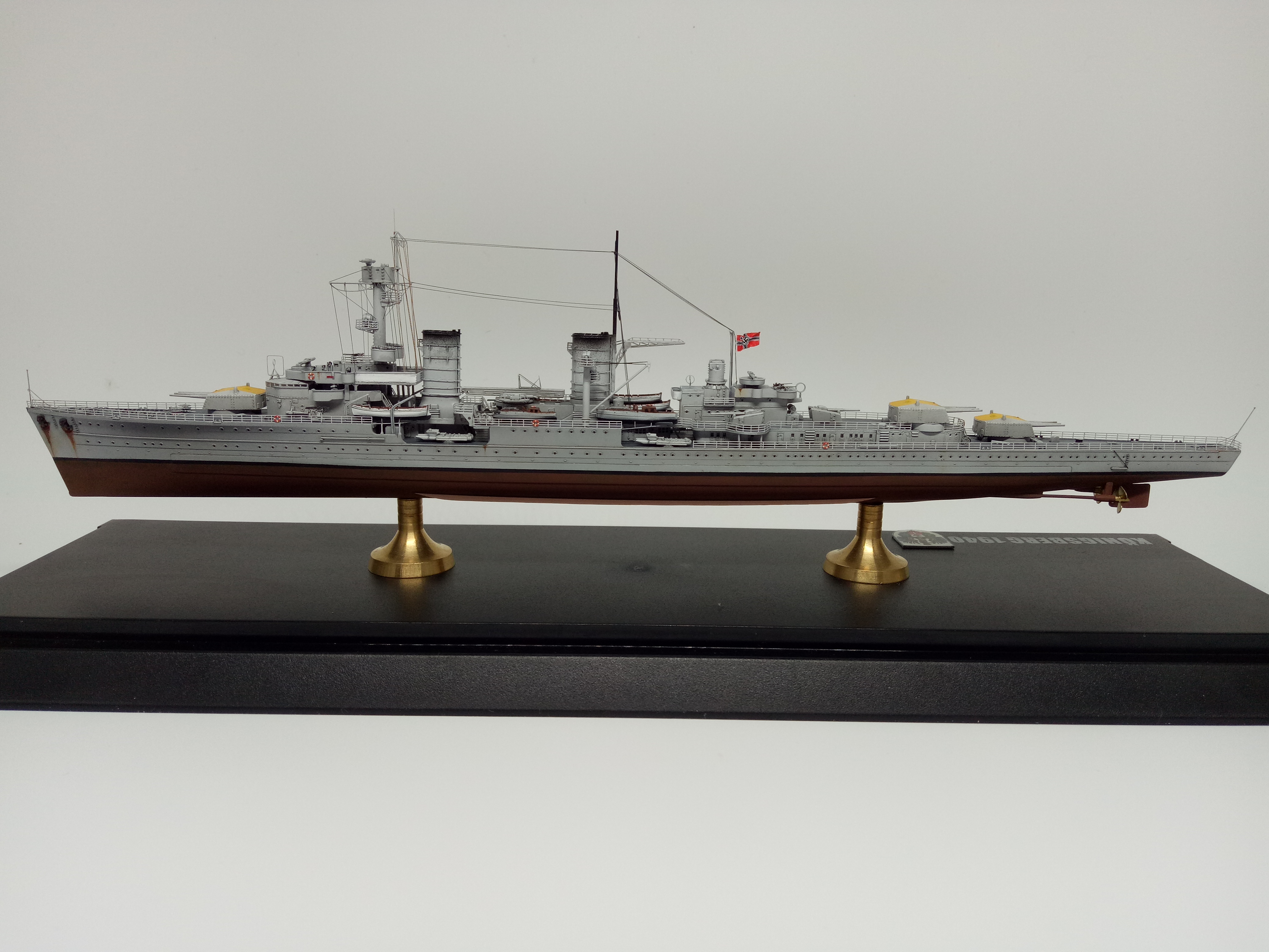 模型手办摄影比赛模型组参赛作品12号1700德国海军柯尼斯堡号轻巡洋舰