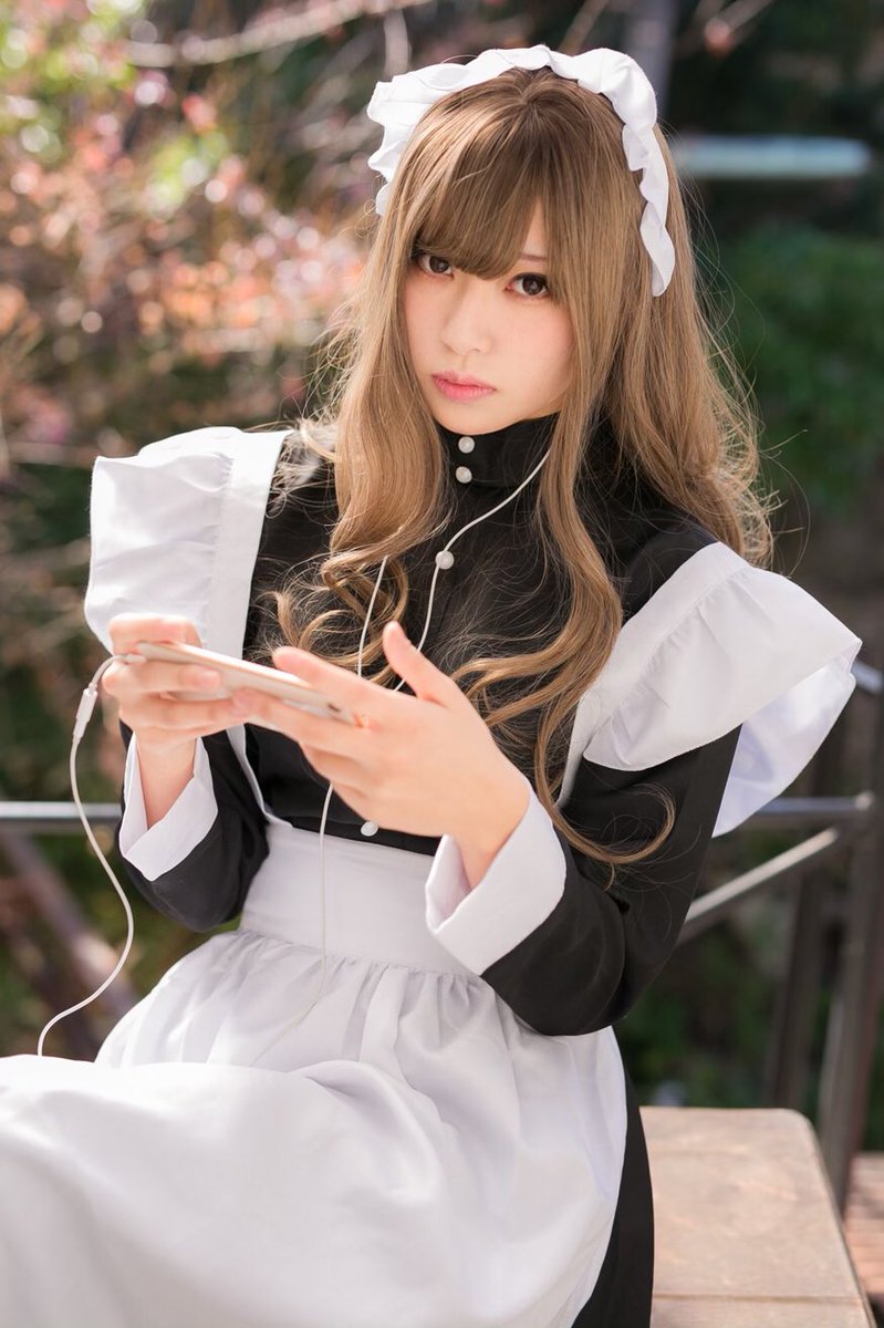 新条茜宽松制服 女仆装各种妹子-cos精选
