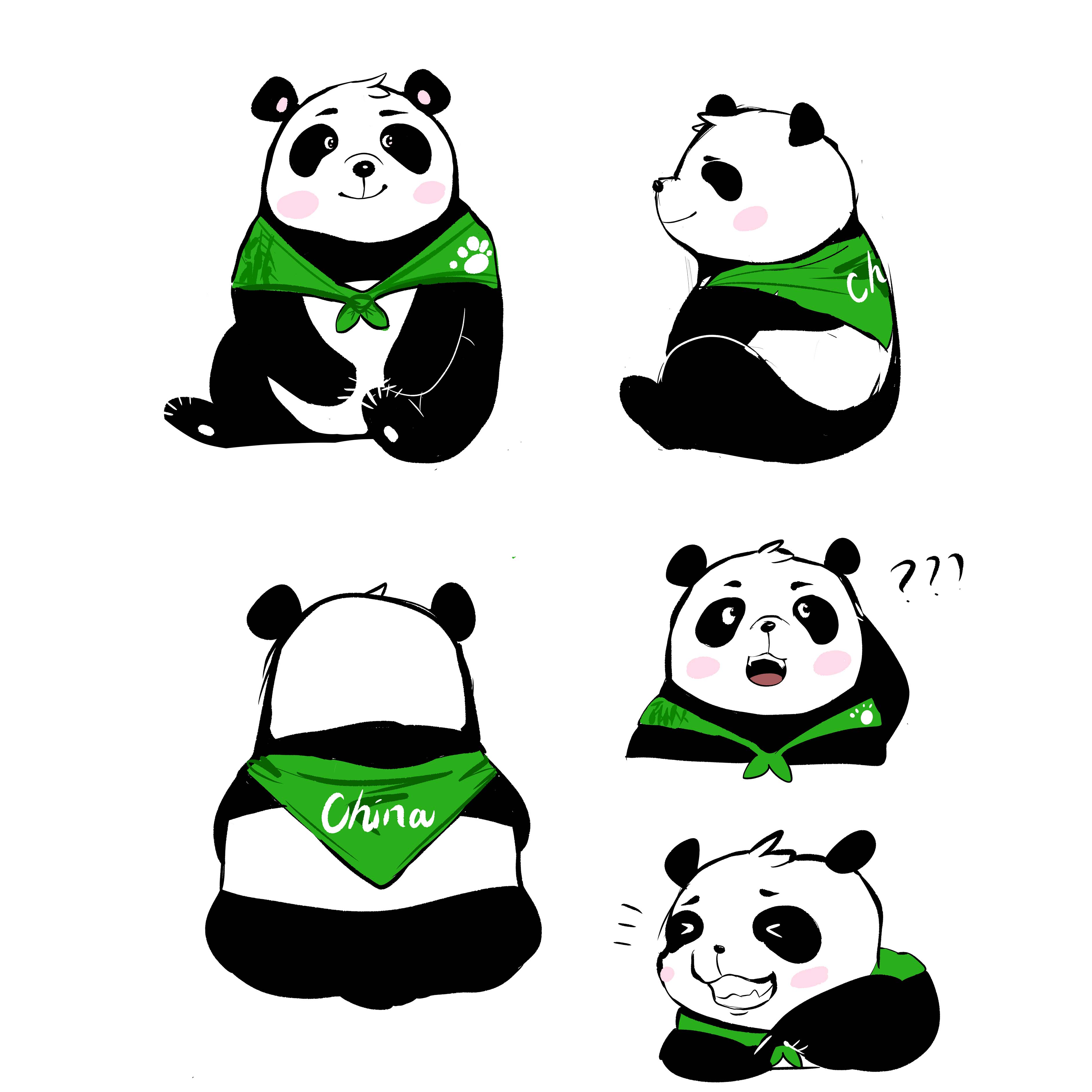 中国大熊猫国际形象汤圆