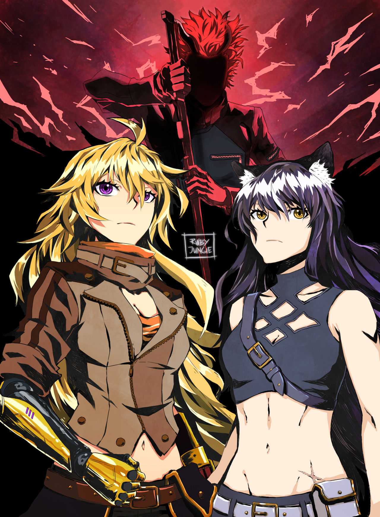 rwby精美人物图包adamtaurus篇